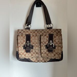 Coach Brown Designer Tote Bag